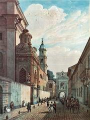 Ostra Brama gate in Vilnius Lithuania historical architecture