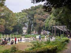Komazawa Olympic Park with sports facilities and green spaces in Tokyo