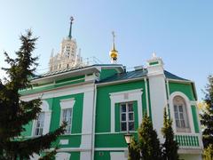 Church of Saint Nikita in Shvivaya Gorka surrounded by trees
