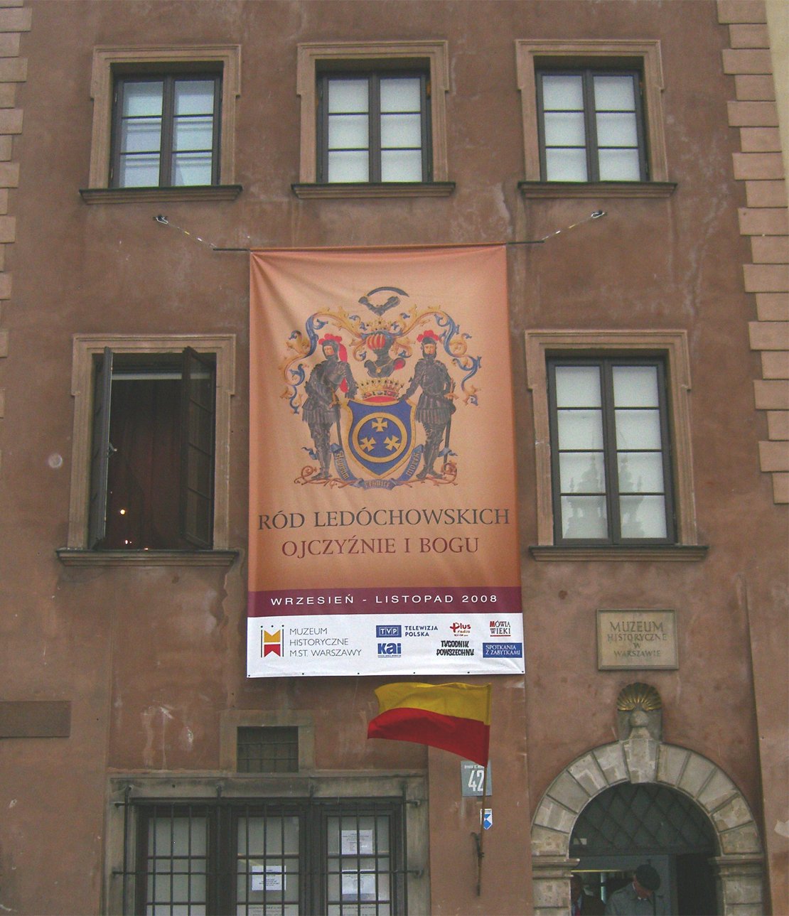 Exhibit showcasing various artifacts and displays at the Ledochowski Exhibition 2008