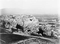 Areopagus Mars Hill with Temple of Theseus ancient ruins