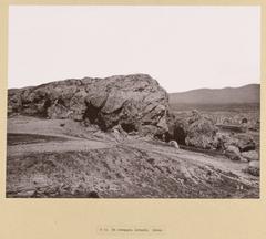 Areopagus hill on the Acropolis in Athens with ancient stone structures