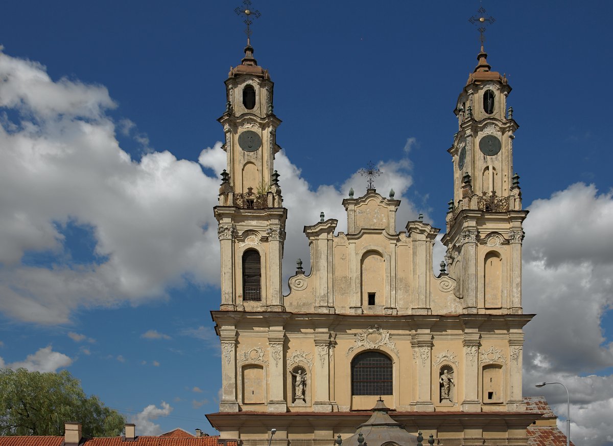 Church of the Ascension in Vilnius historic building exterior