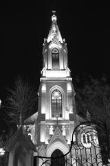 Saviour Church in Baku with blue sky background