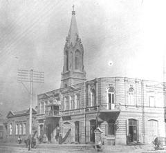 Lutheran Church in Baku historic image 1900