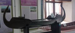 Miniature model of Kora-Kora boat at Museum Bahari