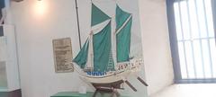 Miniature Pinisi Boat Model at Museum Bahari