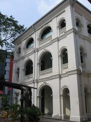 Exterior view of Singapore Art Museum building with modern architectural design