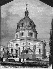 Southwest exterior view of Hedvig Eleonora Church in Stockholm