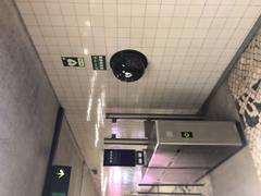 External Automatic Defibrillator DAE at Jardim Zoológico metro station in Lisbon