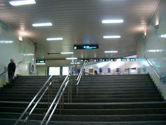 Entrance of Jardim Zoológico Metro Station in Lisbon