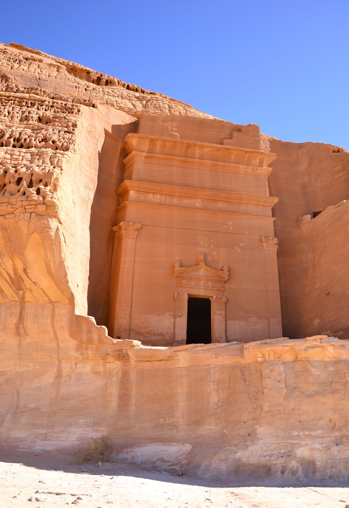 Qasr Albint Group archaeological site in Medina Province Saudi Arabia