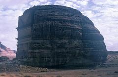 Madain Saleh archaeological site in Saudi Arabia in the 1970s
