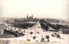 View from King's Gate across to Floriana with historic buildings