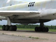 Main landing gear struts of Tu-22M aircraft