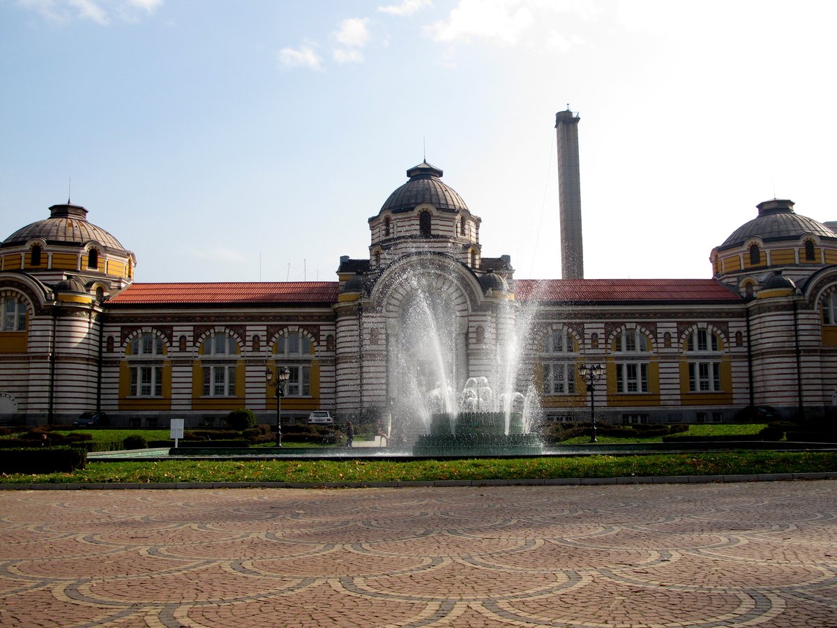 Regional History Museum Sofia with its historical architecture in Sofia Bulgaria