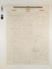 Topographic map of the municipality of São Paulo from Museu Paulista collection