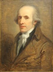 Portrait of Antonio Canova by Andrea Appiani, oil on paper on canvas, showing delicate and subdued colors typical of Appiani's style