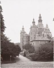 Rosenborg Castle in Copenhagen surrounded by gardens