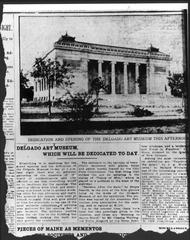 Delgado Art Museum Dedication in New Orleans 1911
