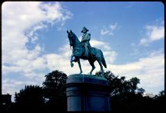Equestrian statue of George Washington in Boston