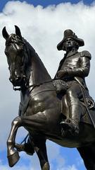 Equestrian statue of George Washington in Boston Public Garden