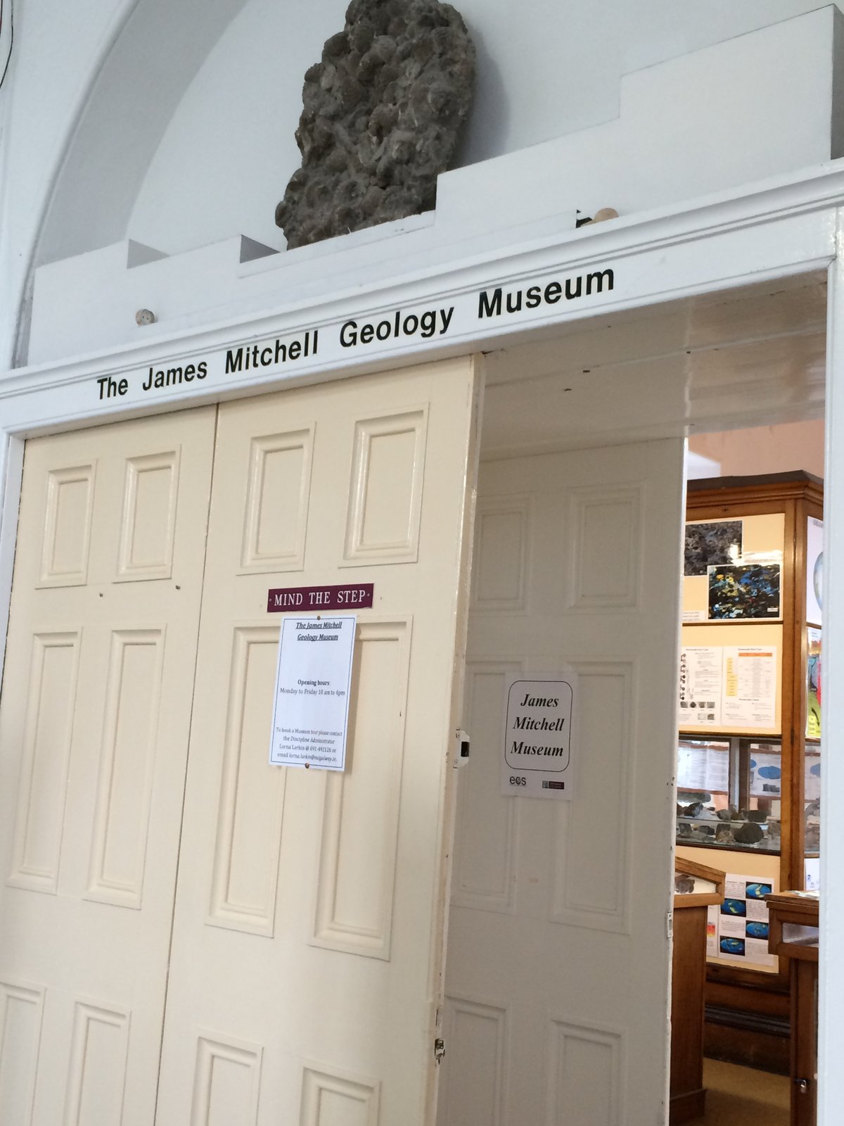 Entrance to the James Mitchell Museum in Galway, Ireland
