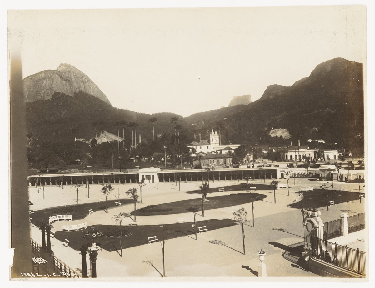 Jockey Club with Pedra da Gávea mountain in the background
