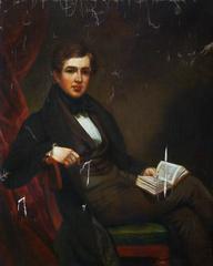 Portrait of Arthur Perigal the younger as a young man painted by his father Arthur Perigal the elder circa early 19th century
