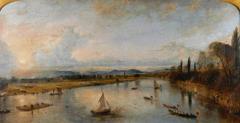 View from the Bridge over the North Inch and part of the Fair City of Perth with the River Tay