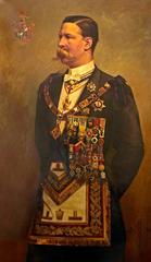 Portrait of Jean Marius Rogier, The Earl of Euston, at Mark Masons' Hall, London