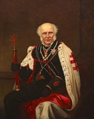 Portrait of William Stuart Grand Master of the Knights Templar between 1861 and 1872
