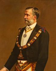Portrait of Jean Marius Rogier, Earl Egerton of Tatton, Pro Grand Master from 1887 to 1890