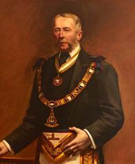 Portrait of Right Honourable W. W. B. Beach, MP, Grand Master from 1866 to 1869