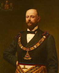 Portrait of The Marquess of Hertford, Pro Grand Master (1890-1893) by Jean Marius Rogier