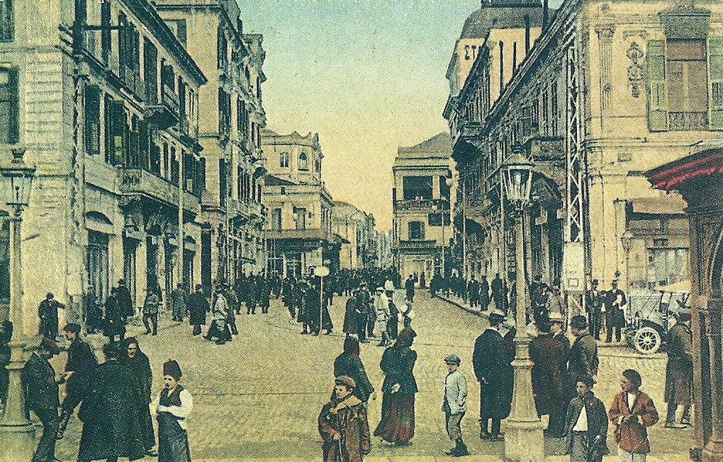 Eleftherias Square in Thessaloniki Greece 1914