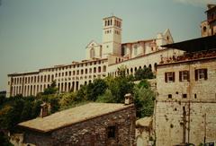 Basilica of Saint Francis of Assisi exterior view with historic architectural details