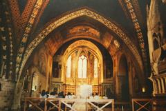 Basilica of St. Francis in Assisi Italy exterior view