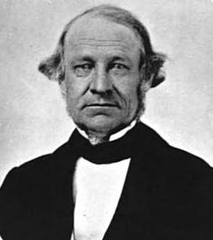 Portrait of William Henry Montague, 19th century American preacher and lecturer