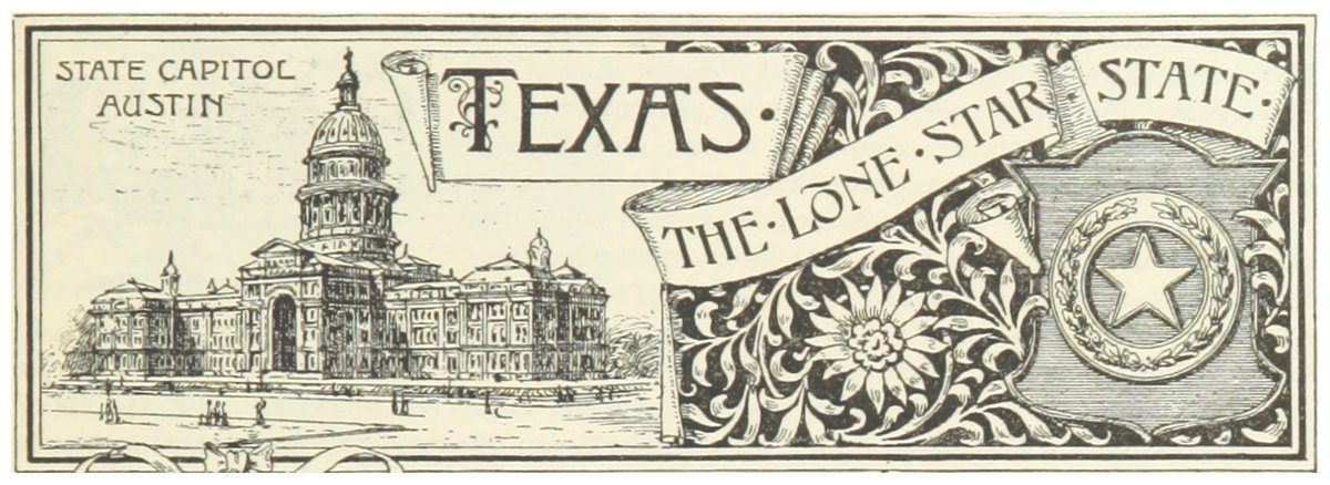 Vintage map of Texas from 1891 showing detailed county boundaries and geographical features