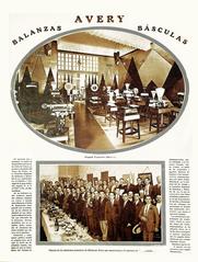 Inauguration ceremony of Avery permanent exhibition and sales room for scales in 1929