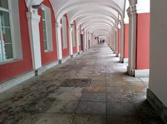 Interior gallery of the Building of Twelve Collegiums in Saint Petersburg, Russia