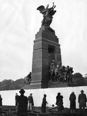 Canadian National War Memorial displayed in Hyde Park London