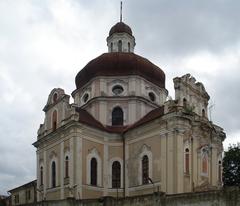 Church of Jesus' Heart in Vilnius with historic architecture