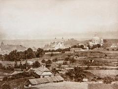 Historical view of Vilnia suburb Rosy in the late 19th century