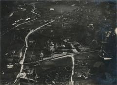 Aerial photograph of Vilnia street Subač and Rosy alley from 1917