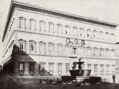 Palazzo Farnese facade in Rome, showcasing Renaissance architecture