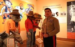 Major General Juan G. Ayala visiting UTEP Centennial Museum and Gardens in 2014