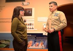 Major General Juan G. Ayala visiting University of Texas at El Paso Centennial Museum and Gardens in 2014