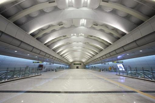 Express bus terminal subway station on line 9 in Seoul